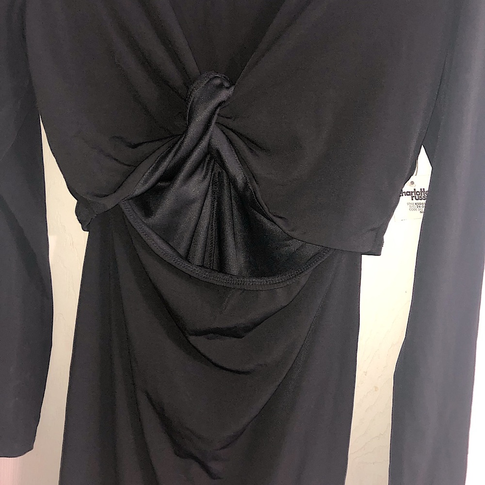 Beautiful black cocktail short dress, size medium